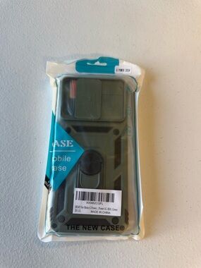Mobile Phone Protective Case with Kickstand - Olive Green